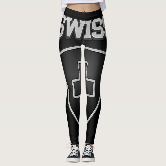 Schweizer Emblem Leggings (Vorderseite)