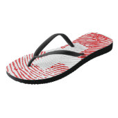 Schweizer Fingerabdruck Badesandalen (Schrägansicht)