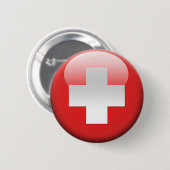 Schweizer Flagge 2,0 Button (Vorne & Hinten)