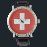 Schweizer Flagge Armbanduhr<br><div class="desc">Suchen Sie "wowsmiley" nach weiteren Produkten wie diesem.</div>