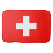 Schweizer Flagge Badematte (Vorderseite)