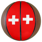 Schweizer Flagge Basketball (Vertikal)
