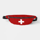 Schweizer Flagge Bauchtasche (Vorderseite)