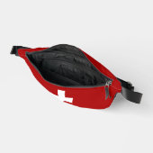 Schweizer Flagge Bauchtasche (Offen)