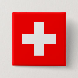 Schweizer Flagge Button