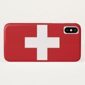 Schweizer Flagge Case-Mate iPhone Hülle (Rückseite (Horizontal))