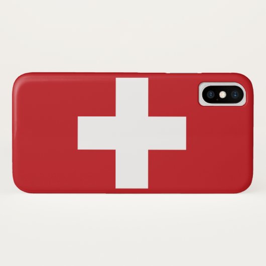 Schweizer Flagge Case-Mate iPhone Hülle (Rückseite (Horizontal))