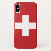 Schweizer Flagge Case-Mate iPhone Hülle (Rückseite)