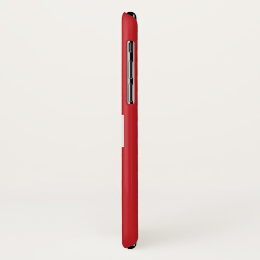 Schweizer Flagge Case-Mate iPhone Hülle (Hinten/Links)