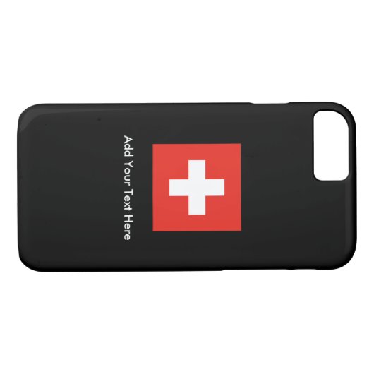 Schweizer Flagge Case-Mate iPhone Hülle (Rückseite (Horizontal))