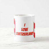 Schweizer Flagge der Liebe I Schweiz | und Kaffeetasse (Mittel)