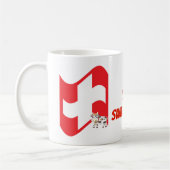 Schweizer Flagge der Liebe I Schweiz | und Kaffeetasse (Links)