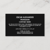 Schweizer Flagge, Flagge der Schweiz Visitenkarte (Rückseite)