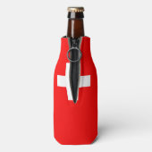 Schweizer Flagge Flaschenkühler (Flasche Rückseite)