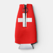 Schweizer Flagge Flaschenkühler (Rückseite)
