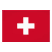 Schweizer Flagge Fotodruck (Vorne)