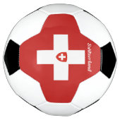 Schweizer Flagge Fußball (Gedreht)