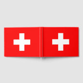 Schweizer Flagge Gästebuch (Voll)