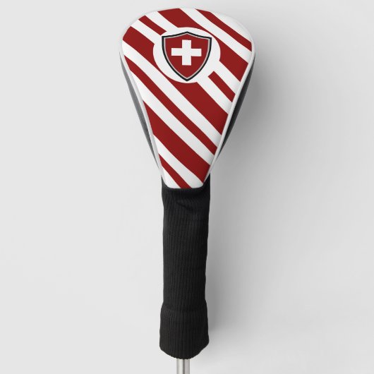 Schweizer Flagge Golf Headcover (Vorderseite)