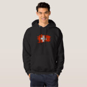 Schweizer Flagge Hoodie (Vorne ganz)