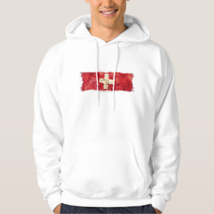 Schweizer Flagge Hoodie