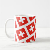 Schweizer Flagge I Liebe Schweiz Kaffeetasse (Links)