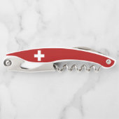 Schweizer Flagge Kellnermesser (Vorderseite)