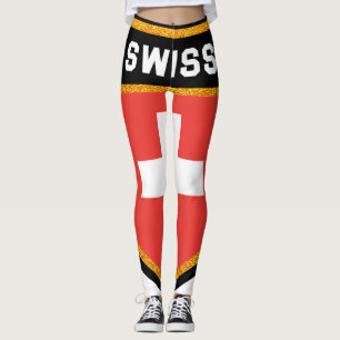 Schweizer Flagge Leggings
