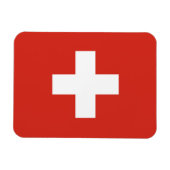 Schweizer Flagge Magnet (Horizontal)