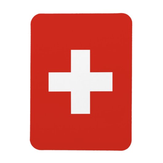 Schweizer Flagge Magnet (Vertikal)