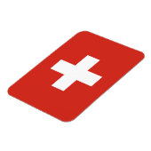 Schweizer Flagge Magnet (Linke Seite)