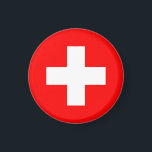 Schweizer Flagge Magnet<br><div class="desc">Schweizer Flagge</div>
