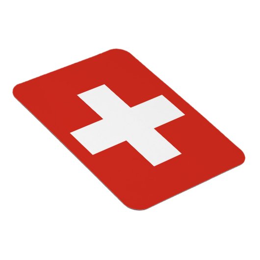 Schweizer Flagge Magnet (Rechte Seite)