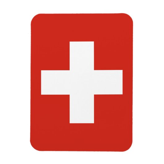 Schweizer Flagge Magnet (Vertikal)
