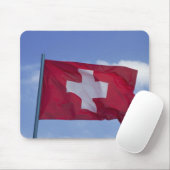Schweizer Flagge Mousepad (Mit Mouse)