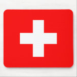 Schweizer Flagge Mousepad<br><div class="desc">Schweizer Flagge</div>