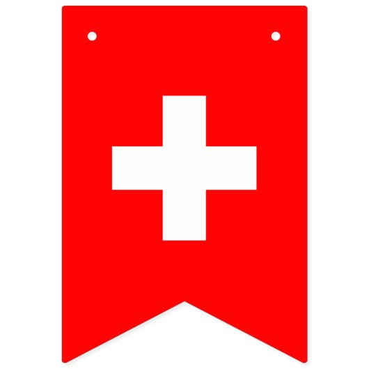 Schweizer Flagge & Party Schweiz Banner / Hochzeit (Zweite Fahne)