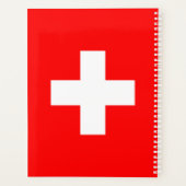 Schweizer Flagge Planer (Rückseite)