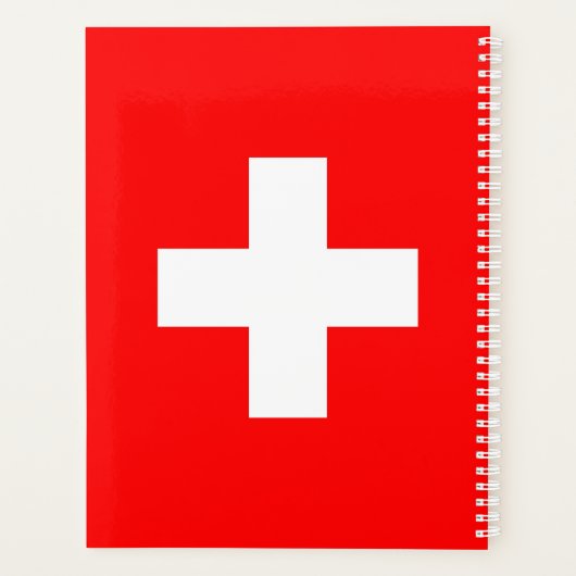 Schweizer Flagge Planer (Rückseite)