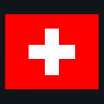 Schweizer Flagge Poster<br><div class="desc">Schweizer Flagge</div>