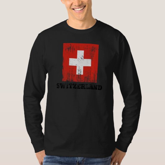 Schweizer Flagge Prix Schweizer Flagge T-Shirt (Vorderseite)