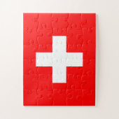 Schweizer Flagge Puzzle (Vertikal)