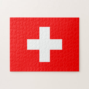 Schweizer Flagge Puzzle