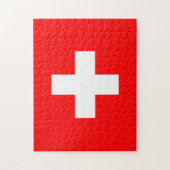 Schweizer Flagge Puzzle (Vertikal)