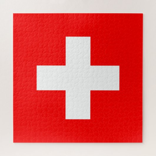 Schweizer Flagge Puzzle (Horizontal)