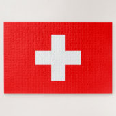 Schweizer Flagge Puzzle (Horizontal)