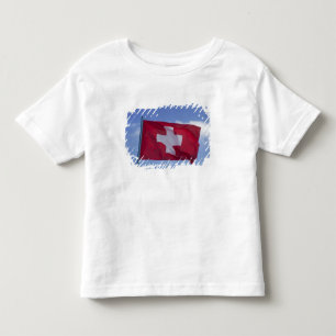 Schweizer Flagge RF) Kleinkind T-shirt