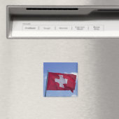 Schweizer Flagge (RF) Magnet (In Situ (Geschirrspüler))