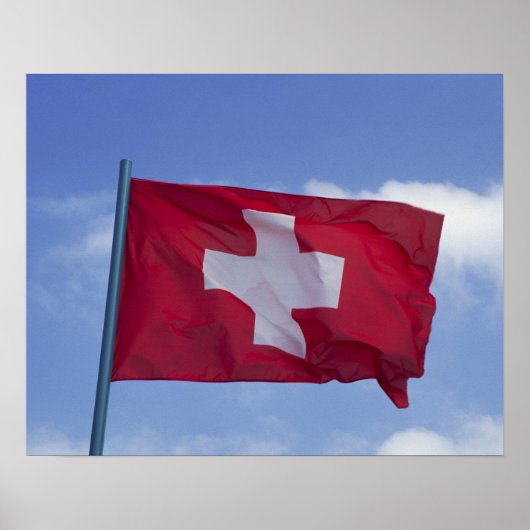 Schweizer Flagge (RF) Poster (Vorne)