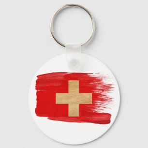 Schweizer Flagge Schlüsselanhänger